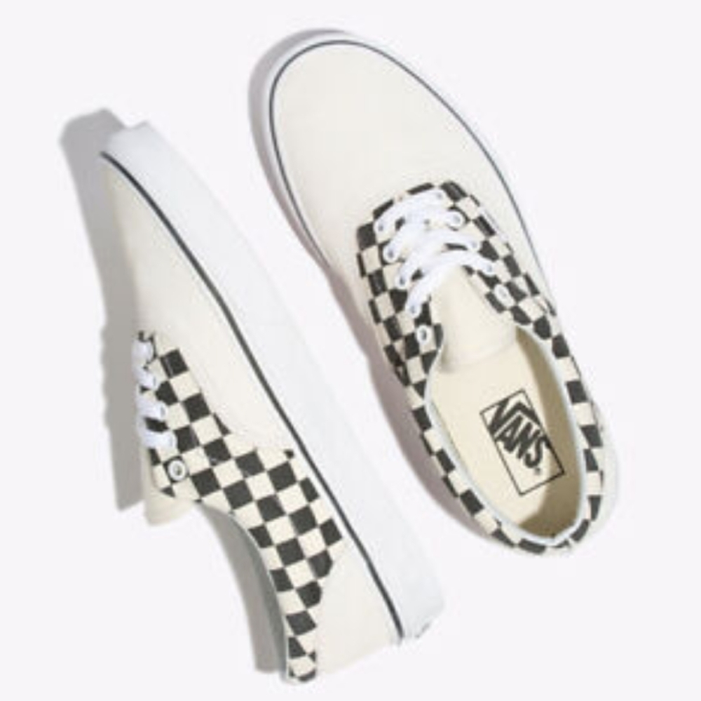 NWT Vans Checkerboard Black & White Low Tops